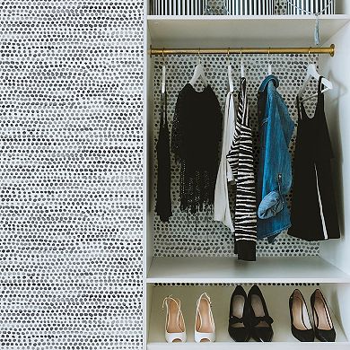Tempaper Moire Dots Peel and Stick Wallpaper