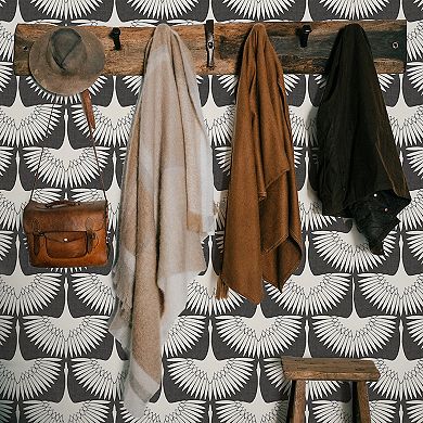 Tempaper Feather Flock by Genevieve Gorder Peel and Stick Wallpaper