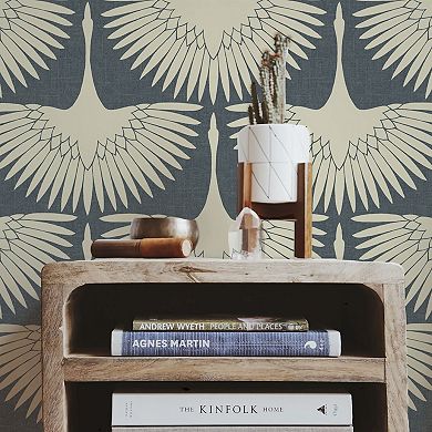 Tempaper Feather Flock by Genevieve Gorder Peel and Stick Wallpaper