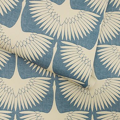 Tempaper Feather Flock by Genevieve Gorder Peel and Stick Wallpaper