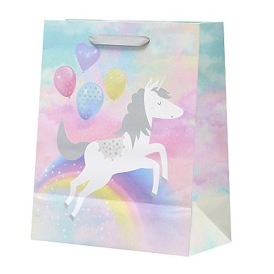 Card Factory Unicorn Balloon Gift Bag