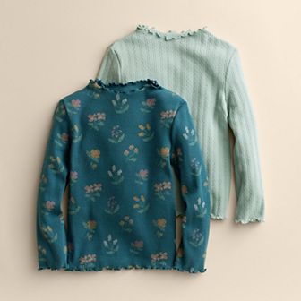 Girls 4-12 Little Co. by Lauren Conrad 2-Pack Mock Neck Top Set