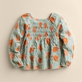 Girls 4-12 Little Co. by Lauren Conrad Smocked Babydoll Top