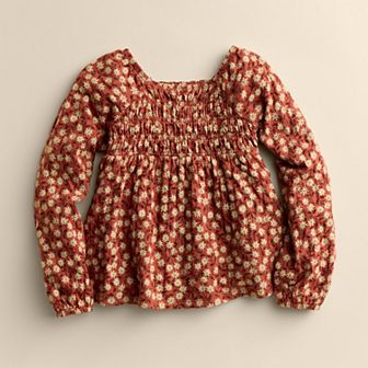 Girls 4-12 Little Co. by Lauren Conrad Smocked Babydoll Top