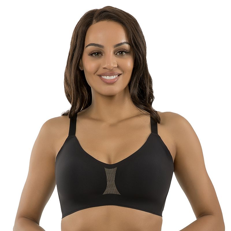 Plus Size Parfait Simplicity Seamless Wireless Contour Bra P2400, Women's, Size: PLUS 3XL, Black
