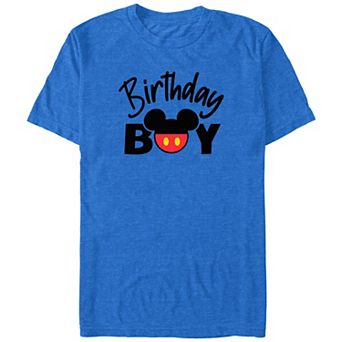 Disney's Mickey Mouse Birthday Boy Big & Tall Graphic Tee