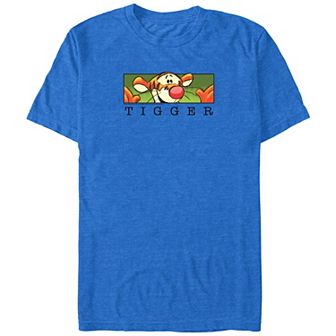 Disney's Winnie The Pooh Tigger Close Up Big & Tall Graphic Tee