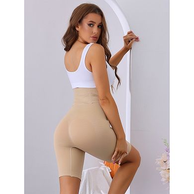 Women's Flatten Tummy High Waist Control Panties Hip Lifter Thigh Slimmers with Hooks Closure