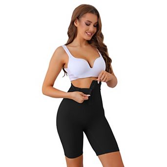 Women's Flatten Tummy High Waist Control Panties Hip Lifter Thigh Slimmers with Hooks Closure