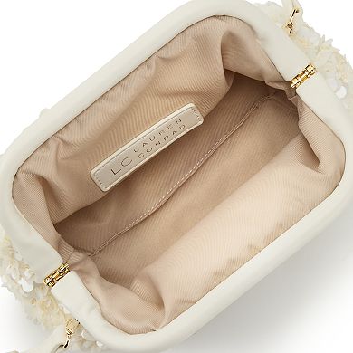 LC Lauren Conrad Sara Sequin Frame Clutch