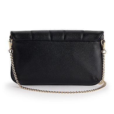 LC Lauren Conrad Suri Scallop Flap Crossbody Bag