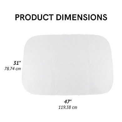 Midlee Reusable Washable Dog Training Pee Pads Pack of 3 (31" x 47")