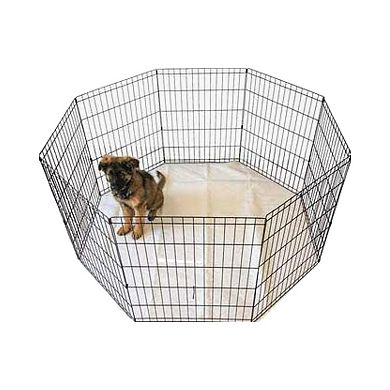 Midlee Reusable Octagon Playpen Dog Pee Pad-64" x 64" Set of 2