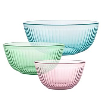 Pyrex 3 pc Mixing Bowl Set