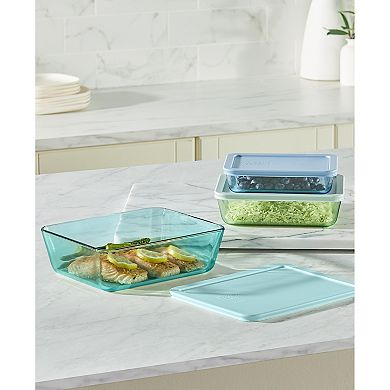 Pyrex 3-pc. Rectangle Storage Container Set with Lids