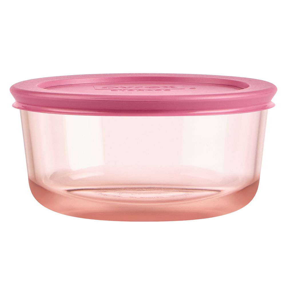 Pyrex 4-cup Round Storage Vessel with Lid