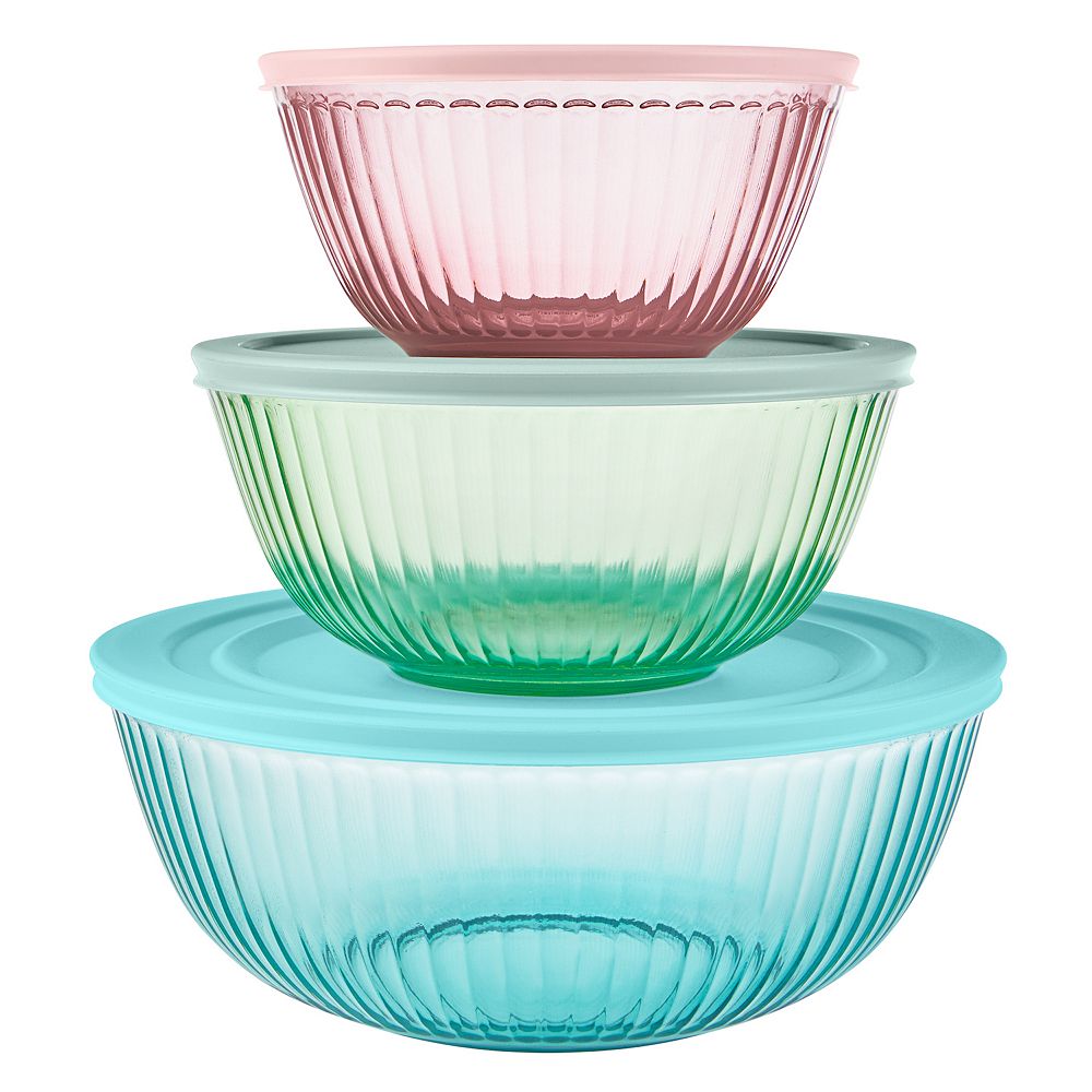 Pyrex 3-pc. Mixing Bowl Set with Lids