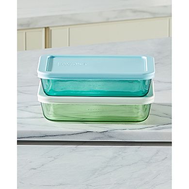Pyrex 2-pc. Rectangle Storage Vessels with Lids