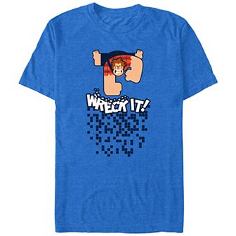 Big & Tall Wreck It Ralph Wrecking It Graphic Tee