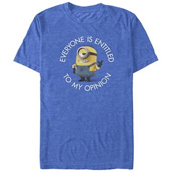 Big & Tall Despicable Me Everyone Is Entitled To My Opinion Graphic Tee