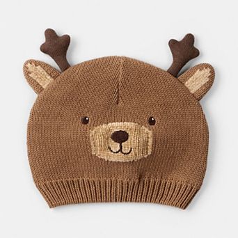Baby Carter's Christmas Reindeer Crochet Hat