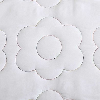 Betsey Johnson Rainbow Stitch Purple Quilt Set with Shams