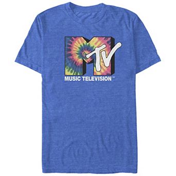 Big & Tall MTV Tie Dye Print Logo Graphic Tee
