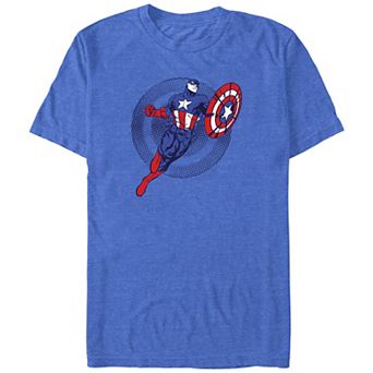 Big & Tall Marvel Captain America Ready To Fight Graphic Tee