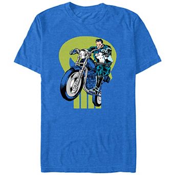 Big & Tall Marvel The Punisher Bike Jump Graphic Tee