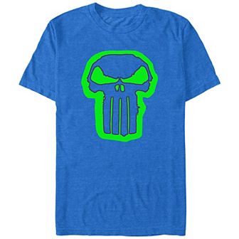 Big & Tall Marvel The Punisher Fluorescent Icon Graphic Tee