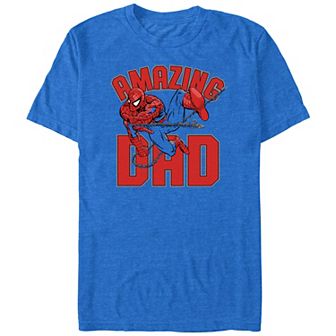Big & Tall Marvel Spider-Man Amazing Dad Graphic Tee