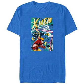Big & Tall Marvel X-Men Fight Poster Graphic Tee