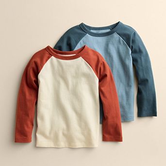 Kids 4-12 Little Co. by Lauren Conrad 2-Pack Raglan Long Sleeve Top Set
