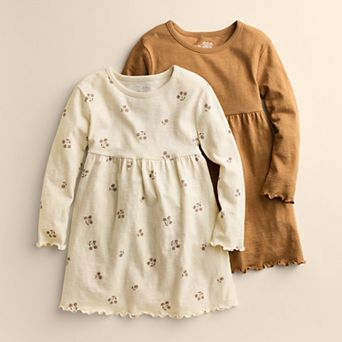 Girls 4-12 Little Co. by Lauren Conrad 2-Pack Long Sleeve Dress Set