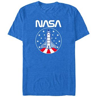 Big & Tall Nasa Americana Stamp Graphic Tee