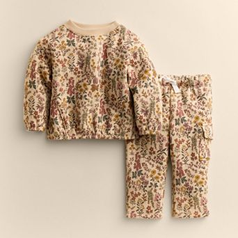 Baby Little Co. by Lauren Conrad 2 pc Seamed Crew & Pants Set
