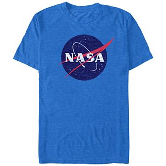 Big & Tall Nasa Distressed Logo Graphic Tee