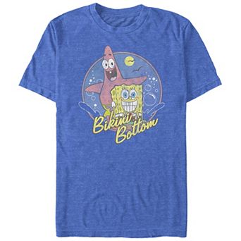 Big & Tall SpongeBob SquarePants Bikini Bottom Surfers Graphic Tee