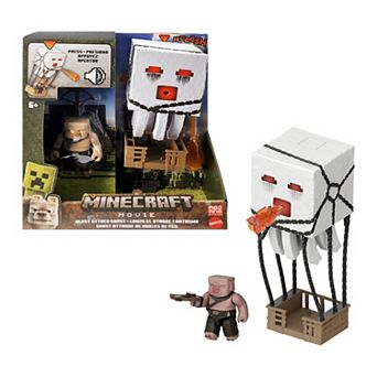 Mattel Minecraft Blast Attack Ghast Action Figure Set with Lights, Sounds & More Inspired by the Movie