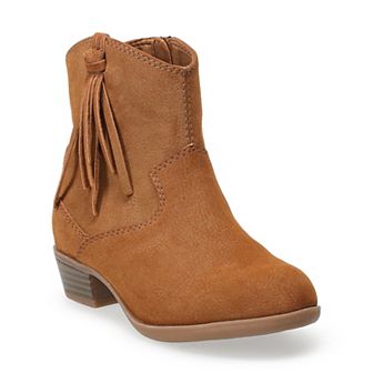 Sonoma Goods For Life® Fritzie Girls Tassel Short Cowboy Boots