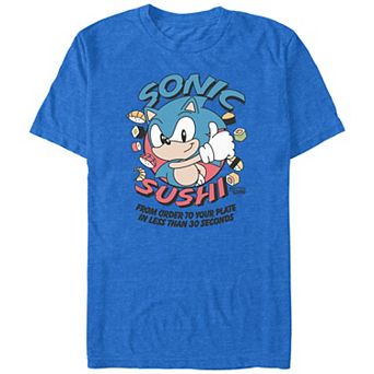 Big & Tall Sonic The Hedgehog Sonic Sushi Graphic Tee