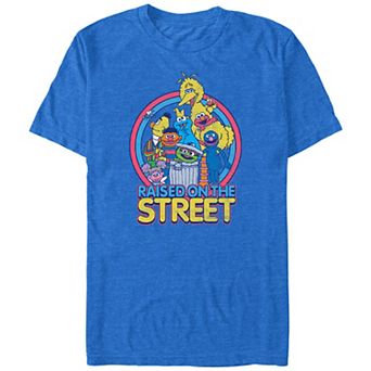 Big & Tall Sesame Street Raised On The Street Graphic Tee