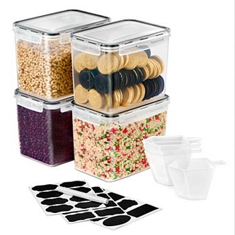 Sorbus 4 Pack (121oz/15 cup ) Airtight Food Storage Containers with Lids