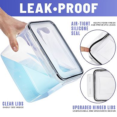 Sorbus 6 Pack (121oz/15cups) Airtight Food Storage Containers with Lids