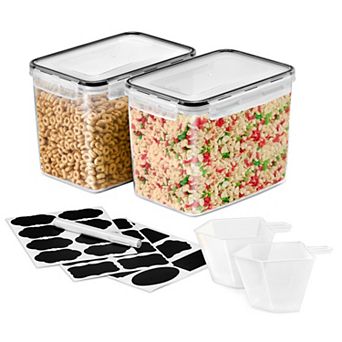 Sorbus 2 Pack (121oz/15 cup ) Airtight Food Storage Containers with Lids