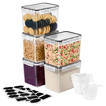Sorbus 5 Pack (121oz/15 cup ) Airtight Food Storage Containers with Lids