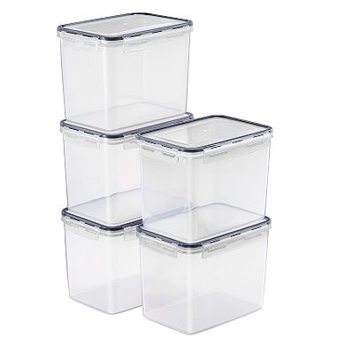 Sorbus 5 Pack (121oz/15cups) Airtight Food Storage Containers with Lids