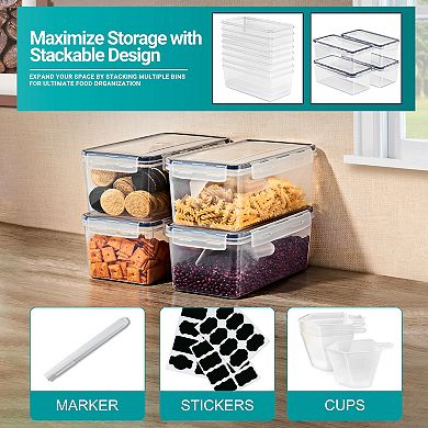 Sorbus 4 Pack (108oz/13.5cups) Airtight Food Storage Containers with Lids