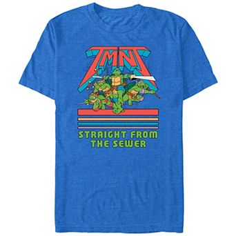 Big & Tall Teenage Mutant Ninja Turtles Straight From The Sewer Graphic Tee