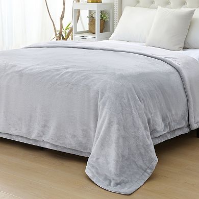 62"*84" Reversible Flannel Electric Blanket with Temperature and Timing Functions